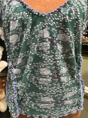 Free People Oh My Baby Crop Mesh Tee – Size Medium thumbnail 4