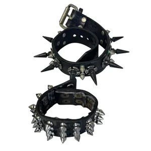 SCREAM Ghost Face Crossbody Purse Spiked Choker Bracelet Goth Rave Punk Cosplay thumbnail 2