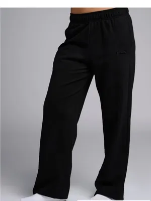 Comfrt Halo Lightweight straight Leg Sweatpants Black/obsidian Medium New thumbnail 2