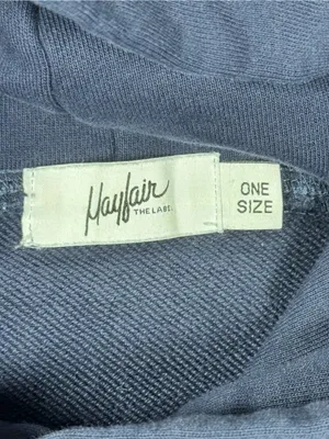 Mayfair The Label Be The Effect Butterfly Hoodie OS Navy Oversized thumbnail 5
