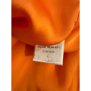 Bar III Peach Orange Sleeveless Zip Front mini Dress L y2k resort dainty resort cute thumbnail 5