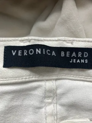 Veronica Beard Debbie High Rise Sz. 29 Ankle White Skinny Jeans 26” Inseam thumbnail 6
