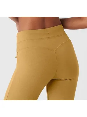 Alo Sway Bootcut Sweatpants Golden Olive Branch High-Rise Waist Flared Sweats S thumbnail 4