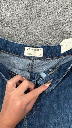 Free People Skirt Denim thumbnail 3