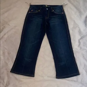 7 for‎ all mankind women’s a pocket jean capris size 26 waist thumbnail 3