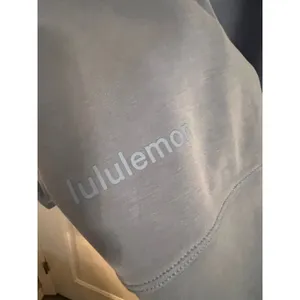 lululemon Sweatshirt Womens Softstreme Perfectly Oversized Cropped Crew 10 Blue‎ thumbnail 6