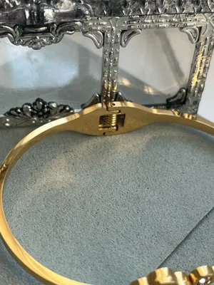 Anthropologie 18K Clover Bangle thumbnail 8