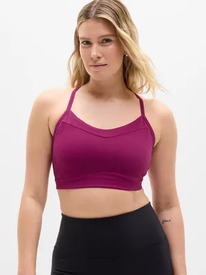 New Athleta S Vital Sports Bra Wildberry Small Cup D-DD thumbnail 1