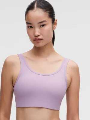 Lululemon Nulu Ribbed Scoop Sports Bra B/C in Lilac Play thumbnail 1