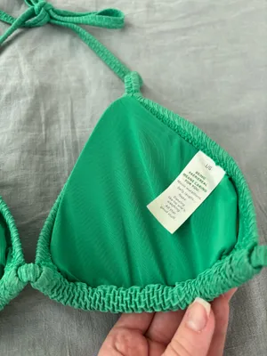 Aerie Green Triangle Bikini Top thumbnail 5