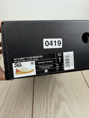 Sorel Women's Out N About IV Low Women's Waterproof Sneaker US7 Honey White $100 thumbnail 8