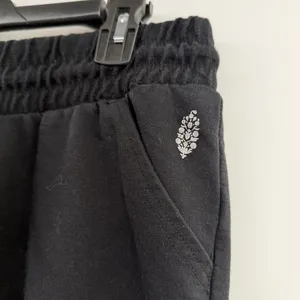 FP Movement Sunny Skinny Joggers L Black Free People French Terry Sweatpants thumbnail 3