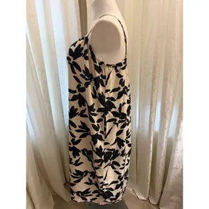 a new day Cream Floral Midi Slip Dress with Black Floral Print thumbnail 3
