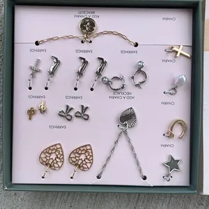 Maurices 12 Days‎ of Christmas Jewelry Box NEW Earrings Necklaces Charms thumbnail 1