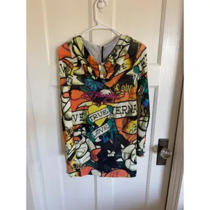 Ed Hardy Eternal Love hooded sweater top size medium thumbnail 5