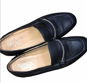 Franco Sarto size 7M black leather loafers thumbnail 3