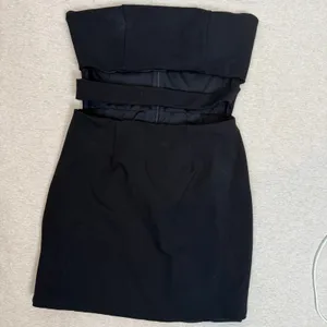NBD x Revolve Black Strapless Bodycon Mini‎ Dress Cutout Stretchy thumbnail 3
