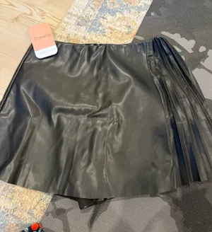 black leather skirt Size M thumbnail 1
