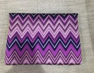 Missoni style zigzag clutch thumbnail 4