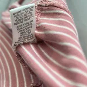 Hearts and Hips Pink White Striped Sleeveless Midi Tank Dress Juniors Large thumbnail 11