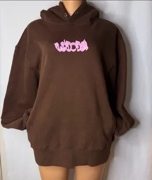 Brown oversized hoodie Size L thumbnail 1