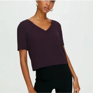 ✨Aritzia BABATON Randy Purple Sz XXS Blouse✨ thumbnail 2