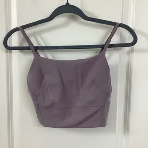 Lululemon Wunder Train Strappy Tank Top in Violet Verbena thumbnail 2