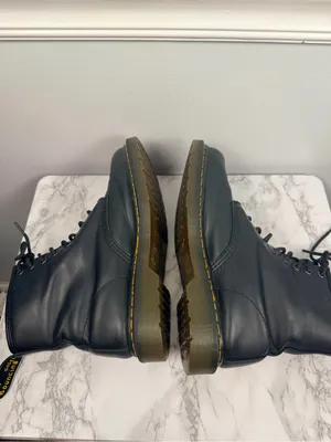 Dr. Martens 1460 Original Smooth Leather Lace Up Boots Black size w 10 m 9 thumbnail 5