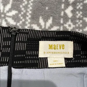 NEW‎ Anthropologie Maeve Bobbie Pencil Skirt Black Gray Small Office Minimalist thumbnail 10