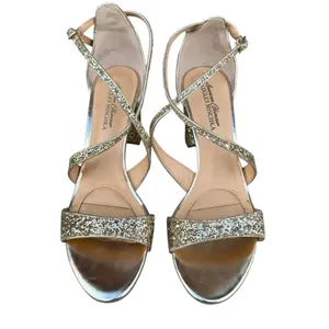 Badgley Mischka Jewel Cook Metallic Glitter Evening Shoe Formal Wedding Cocktail thumbnail 2