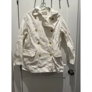 Everlane Women’s The Organic Cotton Herringbone Jacket Bone Size S Small Relaxed thumbnail 3