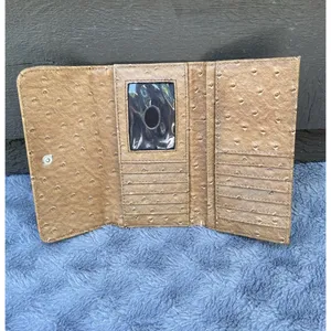 G By Guess Slim Amore Wallet 90s Y2K Monogram Denim Faux Gator Leather thumbnail 4