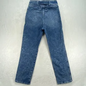 Abercrombie & Fitch Ultra High Rise Straight‎ Jeans Belted Size 27/4R thumbnail 10