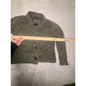 Evan Picone Cardigan Womens‎ Petite Small Buttons Coastal Grandma Chunky Knit thumbnail 6