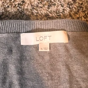 LOFT Women's XL Beige Knit Sweater Pullover Long Sleeve Relaxed‎ Fit Casual Top thumbnail 2