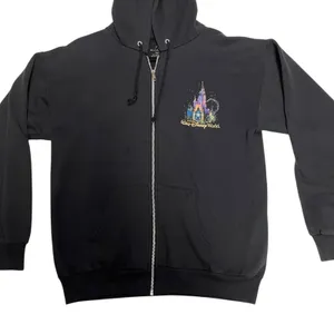 Walt Disney World Magic Castle Black Zip Jacket Size Medium thumbnail 2