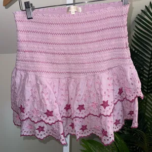 LoveShackFancy Nathan mini‎ skirt  Lavender Fields medium thumbnail 3