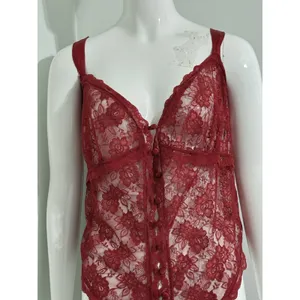 VTG Honor Intimates Women’s Size XXL Floral Lace Teddy Lingerie Nightie Bodysuit thumbnail 2