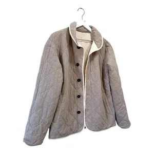 Carve Designs Reversible Quilted Jacket Gray Cream Floral Size S Lightweight thumbnail 11