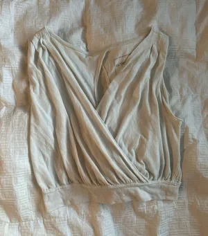 White Criss Cross Tank thumbnail 1