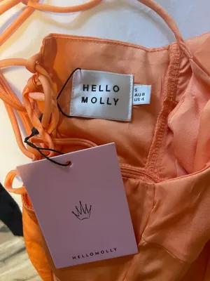 Hello Molly Golden Thoughts Maxi Dress Orange thumbnail 3