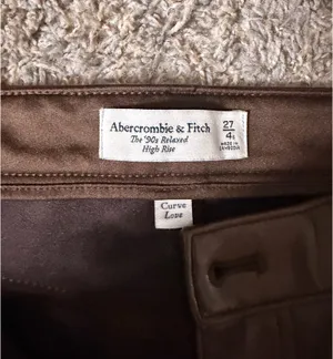 Abercrombie High-Rise Leather Pants thumbnail 5