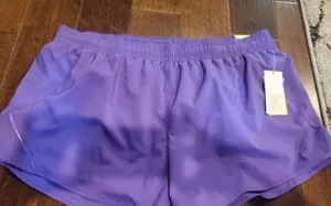 All in Motion Women's Vibrant Purple Athletic Shorts Size XXL NWT Inner Brief Li thumbnail 1