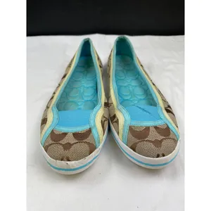 Coach A2165 Women's Blue/Signature Canvas Slip on /Shoes Size 8.5 SKU 4392 thumbnail 2
