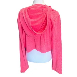 90 Degree by Reflex‎ Pink Half Zip Pullover Hoodie Size Large NWT thumbnail 4