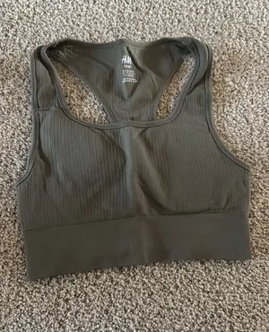 Green H&M Sports bra thumbnail 1