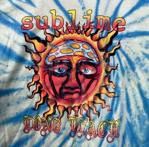 Sublime 40 oz to Freedom Tie dye Rock Tshirt size Large thumbnail 2
