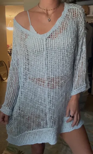 Amazing Lace Crochet Cover Up thumbnail 8