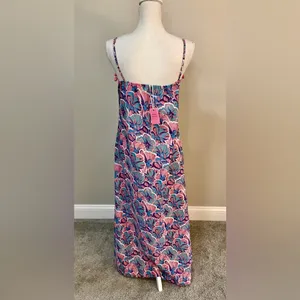 NWT Simply Southern Tropical Floral Maxi Dress thumbnail 5