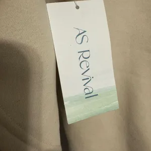 Altar'd State Cream Raglan Polo Sweatshirt thumbnail 4